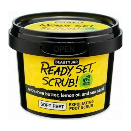 Beauty Jar “READY, SET, SCRUB!” Scrub πόδιων, 135ml