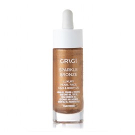 Grigi spakle bronze luxury pearl face hair & body oil  30ml