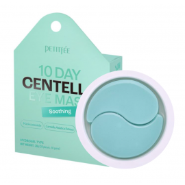 Petitfee Μάσκα Ματιών Patches 10 Day Centella Soothing 20PCS