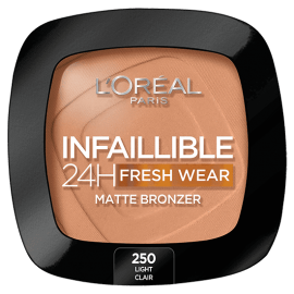 Loréal Paris Infaillible 24H Fresh Wear Matte Bronzer Bronzer 250 Light 9gr