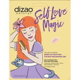 DIZAO Lilly & Green Tea Face and Chin mask 25g 1τμχ